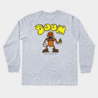 Doom Cartoon: The Imp Kids Long Sleeve T-Shirt